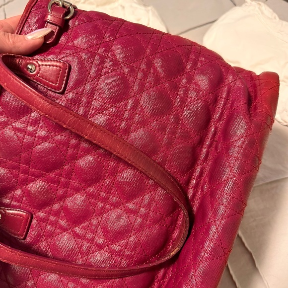 Dior Cannage Tote in hot pink (authentic) see description - Picture 6 of 8